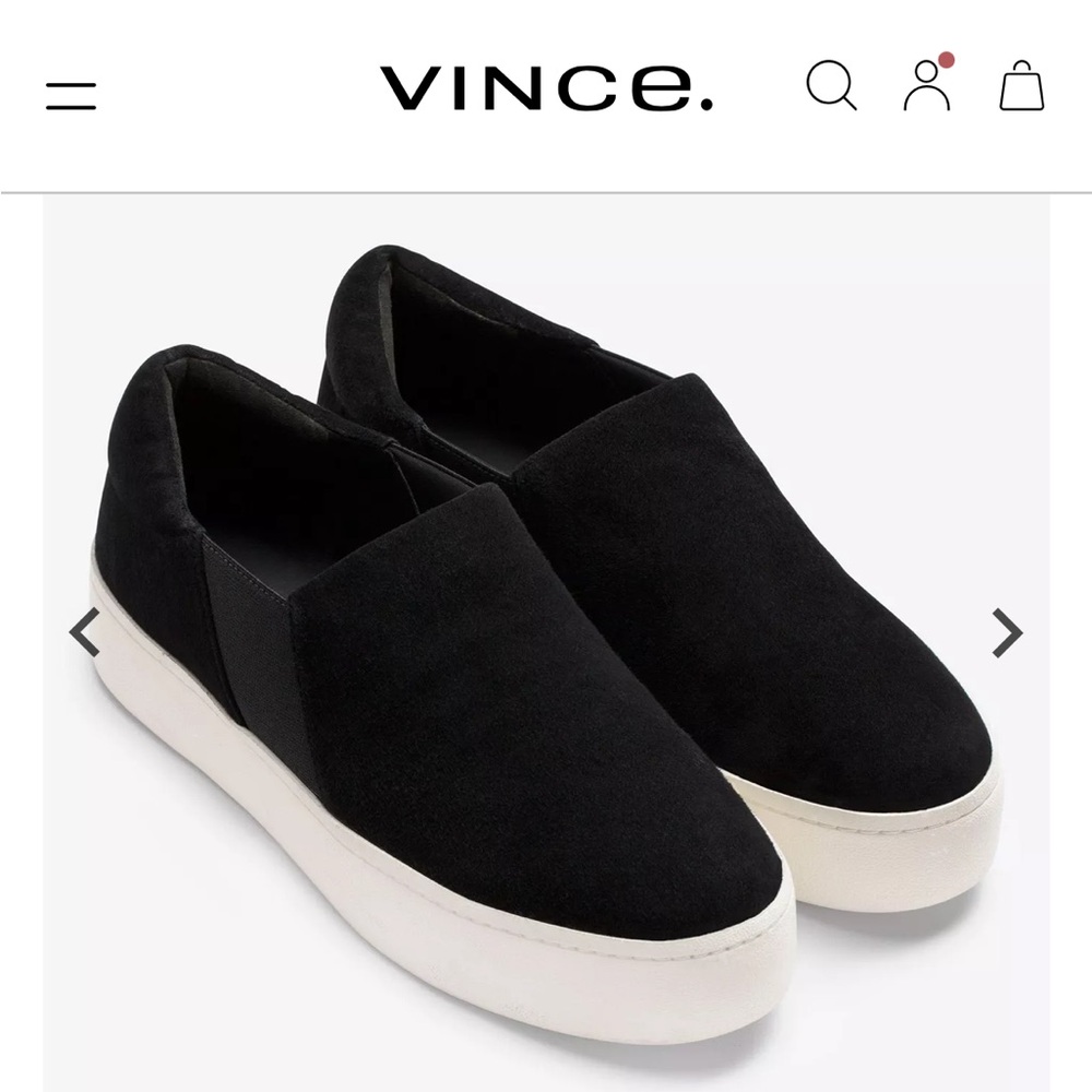 Vince suede slip on sneakers